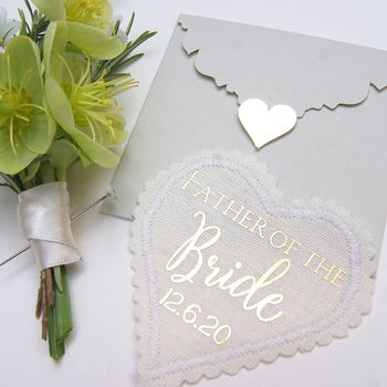 Wedding Party Keepsake Personalised Patch Label, 8 of 9