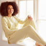 Yellow And Cream Striped Pyjama Sleep Pants, thumbnail 1 of 3