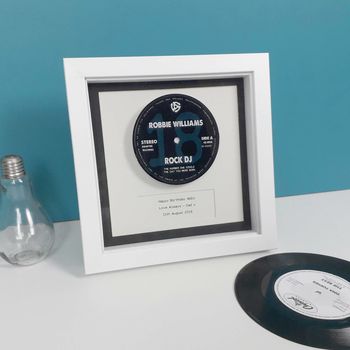 Personalised Individual Record Label Framed, 2 of 8
