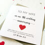 Personalised 4th Anniversary Card With Linen Heart, thumbnail 8 of 9