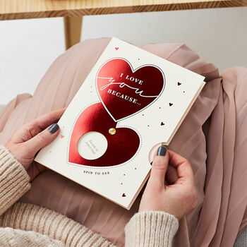 ‘I Love You Because’ Reveal Messages Card, 6 of 7