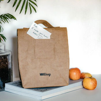 Personalised Sustainable Vegan Lunch Bag, 5 of 9
