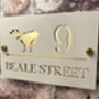 Personalised Bird Robin Design House Acrylic Number Sign, thumbnail 6 of 9