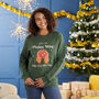 Organic Cotton Mulled Wine Christmas Jumper, thumbnail 1 of 3
