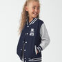 Personalised Kids Name Varsity Jacket, thumbnail 1 of 10