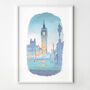 Westminster At Twilight Fine Art Print, thumbnail 2 of 6