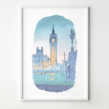 Westminster At Twilight Fine Art Print, 2 of 6