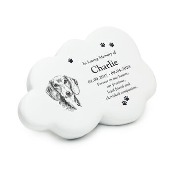 Personalised Dog Breed Memorial Cloud, 5 of 6