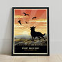 Limited Edition German Shepherd Print: Dog Lovers Gift, thumbnail 5 of 7
