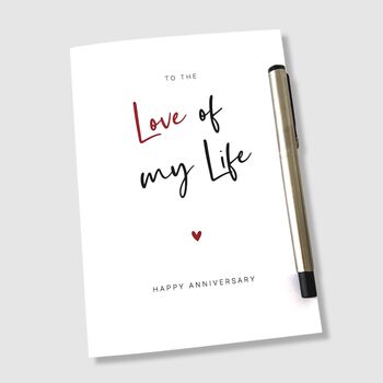 Anniversary Card Love Of My Life, 2 of 7