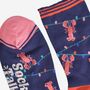 Women's Bamboo Socks Lobster Party Lights, thumbnail 4 of 5