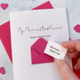 Personalised Mum Best Friend Mother's Day Envelope Card, thumbnail 1 of 5