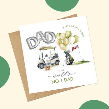 Golf Dad Father's Day Card, 2 of 2