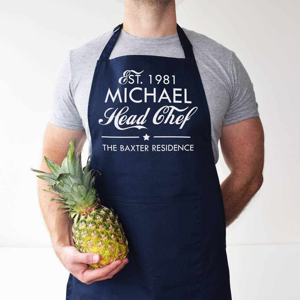 Personalised Head Chef Apron, 1 of 12