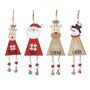 Personalised Wooden Dangly Legs Decoration, thumbnail 1 of 1