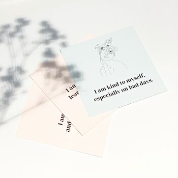 Healing Affirmation Card Set⎜Positive Quotes For Self Love Empowerment⎜Thoughtful Gift For Motivation Inspiration, 3 of 3