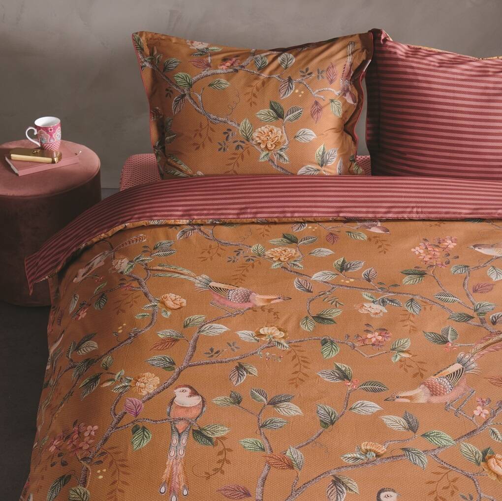 Good Nightingale Yellow Single Duvet Cover Set By Bell & Blue