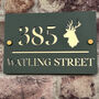 Personalised Stag Design House Acrylic Number Sign, thumbnail 1 of 11