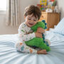 Steiff Spott Stegosaurus And Personalised Dino Pyjamas, thumbnail 1 of 7