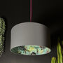 Lithium Deadly Night Shade Lampshade In Slate, thumbnail 1 of 10