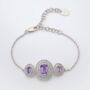 Amethyst 925 Sterling Silver Statement Bracelet, thumbnail 2 of 3