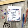 'Perfect Love Casts Out Fear' Card, thumbnail 1 of 3