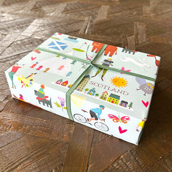 Scottish Wrapping Paper Two Sheets, 4 of 5