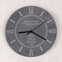 Personalised Moments Slate Clock, thumbnail 1 of 2