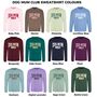 Dog Mum Club University Style Slogan Sweatshirt, thumbnail 2 of 6