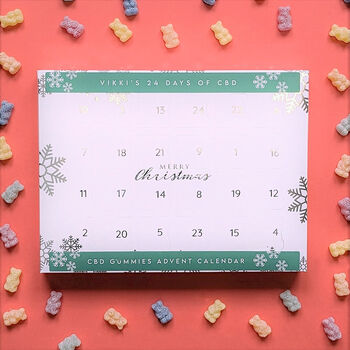 Personalised Cbd Gummies Advent Calendar, 4 of 4