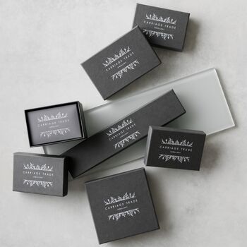 Sterling Silver Diamante Star Flower Earrings, 3 of 3