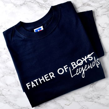 Father Of Legends T Shirt, 3 of 8