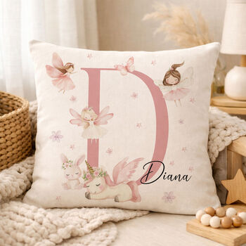 Personalised Dreamy Fairy Cushion, Girls Bedroom Decor, 4 of 4