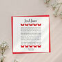 Butterflies Wedding Song Lyrics Card, thumbnail 5 of 5