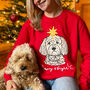 Personalised Merry And Bright Christmas Jumper, thumbnail 2 of 12