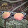 Seashell Sunglasses Half Frame With Gold Lens, thumbnail 7 of 12