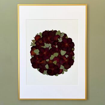 Preservation Of Your Wedding Flowers Into A Large Frame, 2 of 11