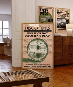 Disco Newspaper Poster, 9 of 9