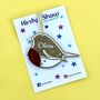 Personalised Robin Christmas Tree Decoration, thumbnail 4 of 4