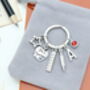 No One Teacher Personalised Keyring End Of Term Gift, thumbnail 6 of 10