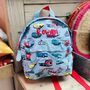 Personalised Cars And Vehicles Kids Backpack, thumbnail 1 of 3