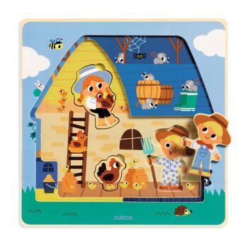 Layered Wooden Puzzles For Toddlers, 7 of 8