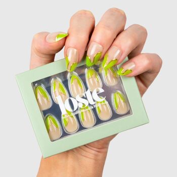 Loste Reusable Press On Nails Gift Set, Perfect Stocking Filler: Poison Ivy, 2 of 5