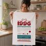 Personalised 30th Birthday Gift Microfibre Tea Towel, thumbnail 2 of 11