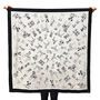 'Fashion Hounds' Dalmatian Print Silk Scarf, thumbnail 3 of 7