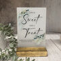 Botanical Personalised Love Is Sweet Sign Opaque, thumbnail 6 of 6