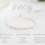 Fertility Bracelet – Ivf Gift, Crystal Support For Women, thumbnail 1 of 8