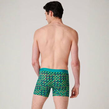 Men's 'Minimalist Geometric' Four Pack Bamboo Trunks, 7 of 12