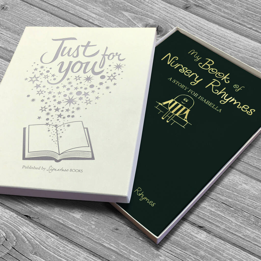 Personalised Nursery Rhyme Book And Gift Box By Jonny's Sister