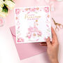 Pink Swan Baby Shower Card, thumbnail 3 of 4